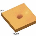 corrosion pit AFM image